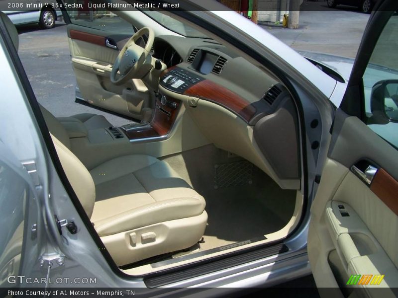 Liquid Platinum Metallic / Wheat 2006 Infiniti M 35x Sedan