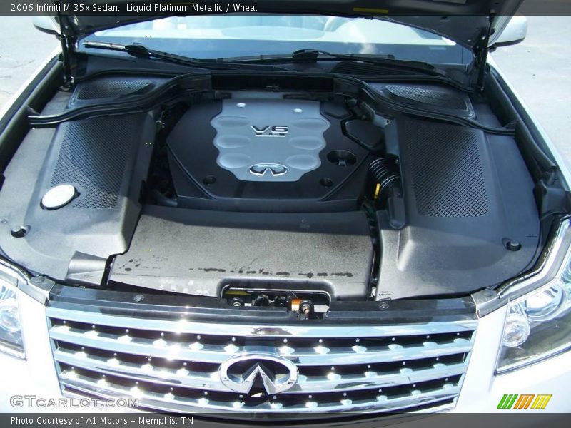 Liquid Platinum Metallic / Wheat 2006 Infiniti M 35x Sedan