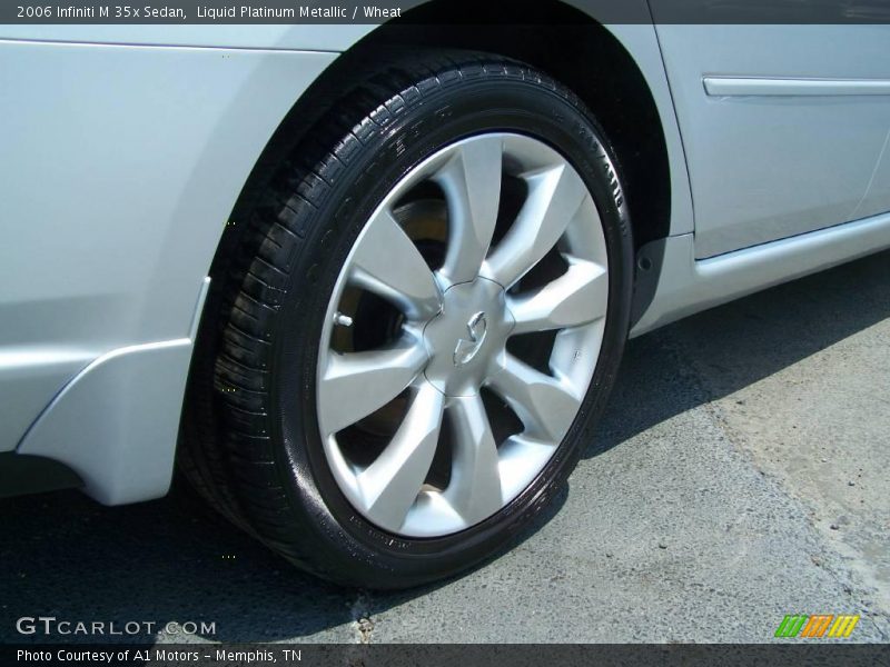 Liquid Platinum Metallic / Wheat 2006 Infiniti M 35x Sedan