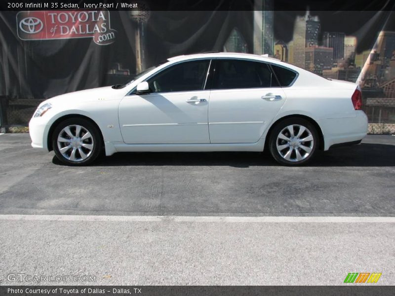 Ivory Pearl / Wheat 2006 Infiniti M 35 Sedan