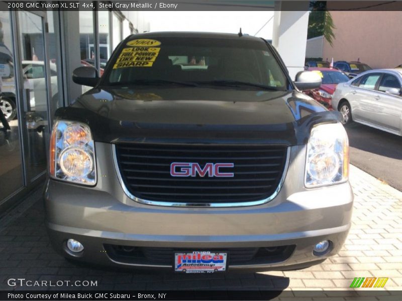 Steel Gray Metallic / Ebony 2008 GMC Yukon XL SLT 4x4