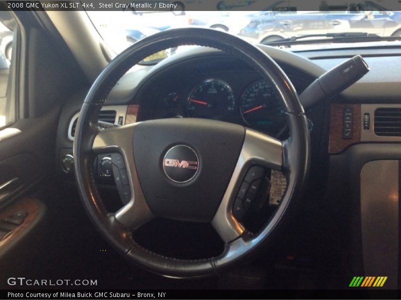 Steel Gray Metallic / Ebony 2008 GMC Yukon XL SLT 4x4