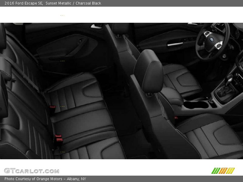 Sunset Metallic / Charcoal Black 2016 Ford Escape SE