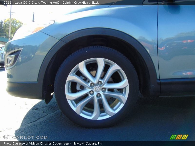 Dolphin Gray Mica / Black 2012 Mazda CX-9 Grand Touring AWD