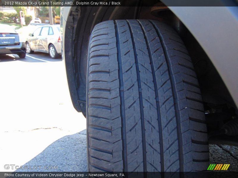 Dolphin Gray Mica / Black 2012 Mazda CX-9 Grand Touring AWD