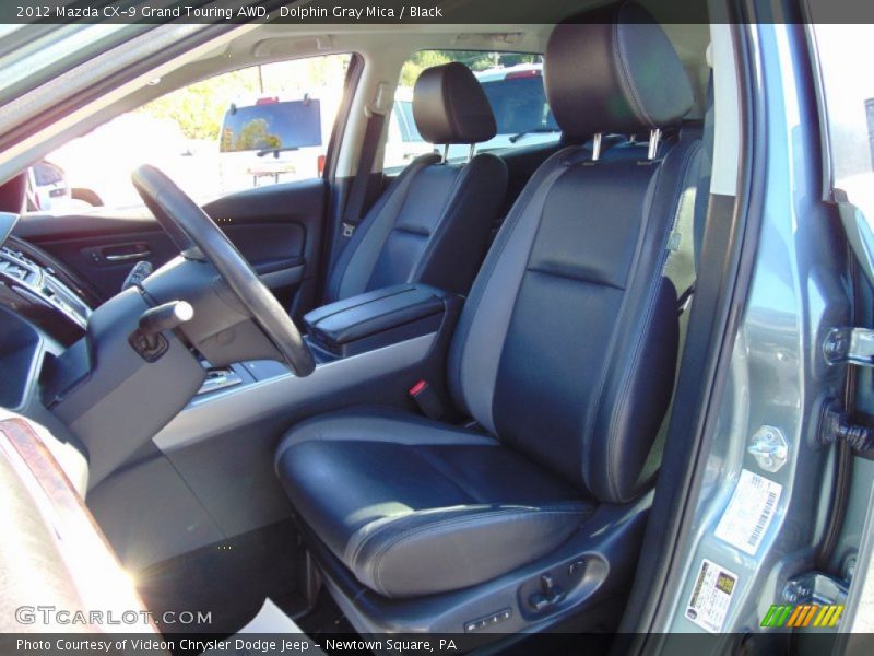Dolphin Gray Mica / Black 2012 Mazda CX-9 Grand Touring AWD