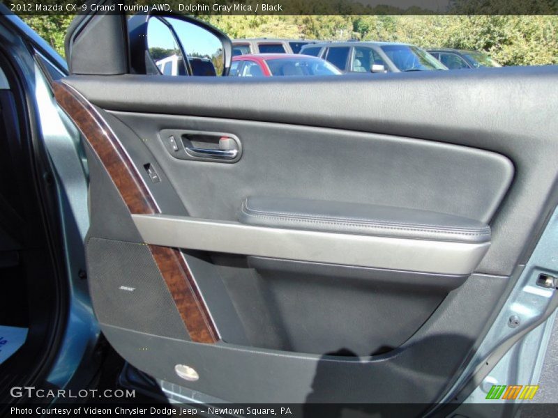 Dolphin Gray Mica / Black 2012 Mazda CX-9 Grand Touring AWD