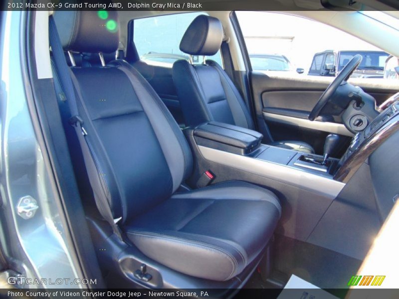 Dolphin Gray Mica / Black 2012 Mazda CX-9 Grand Touring AWD