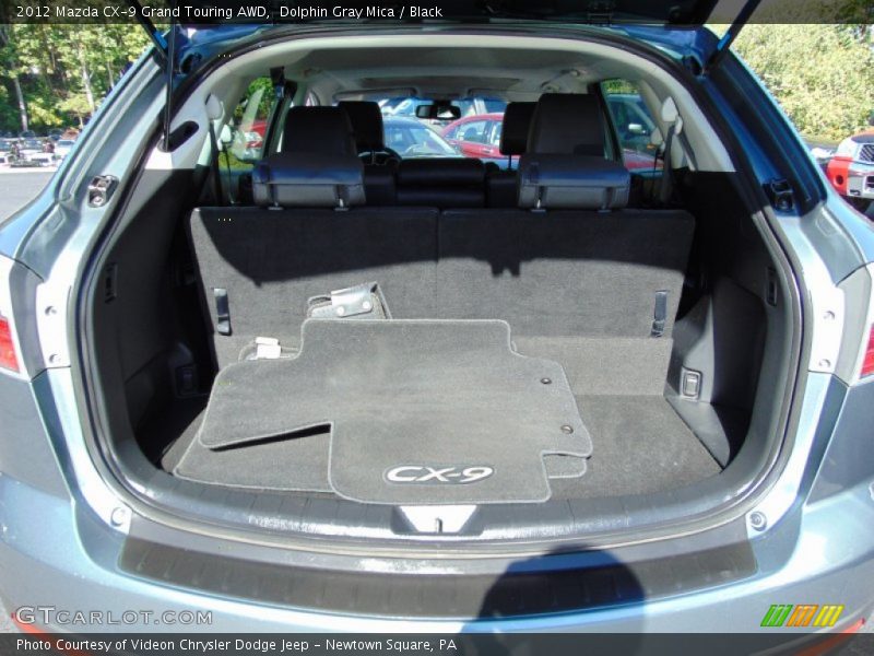 Dolphin Gray Mica / Black 2012 Mazda CX-9 Grand Touring AWD