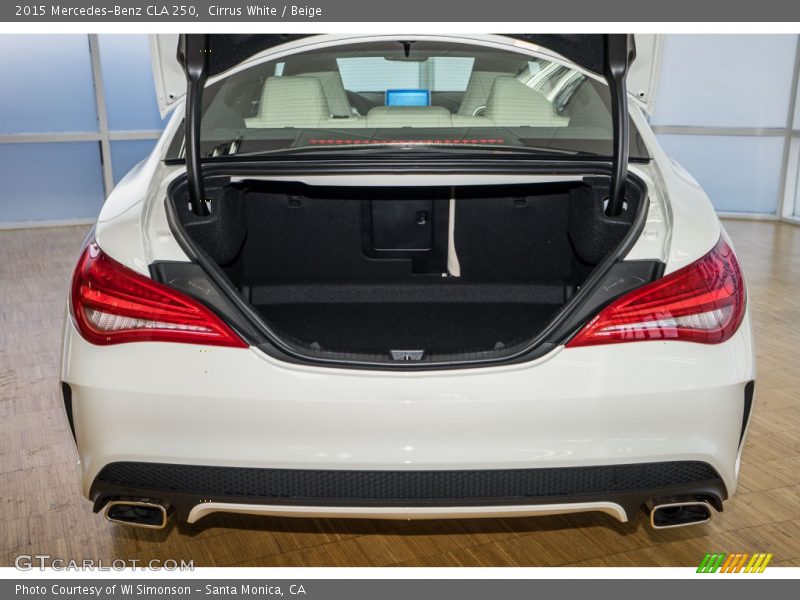 Cirrus White / Beige 2015 Mercedes-Benz CLA 250