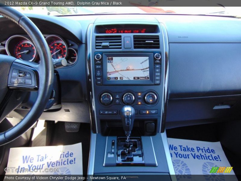 Dolphin Gray Mica / Black 2012 Mazda CX-9 Grand Touring AWD