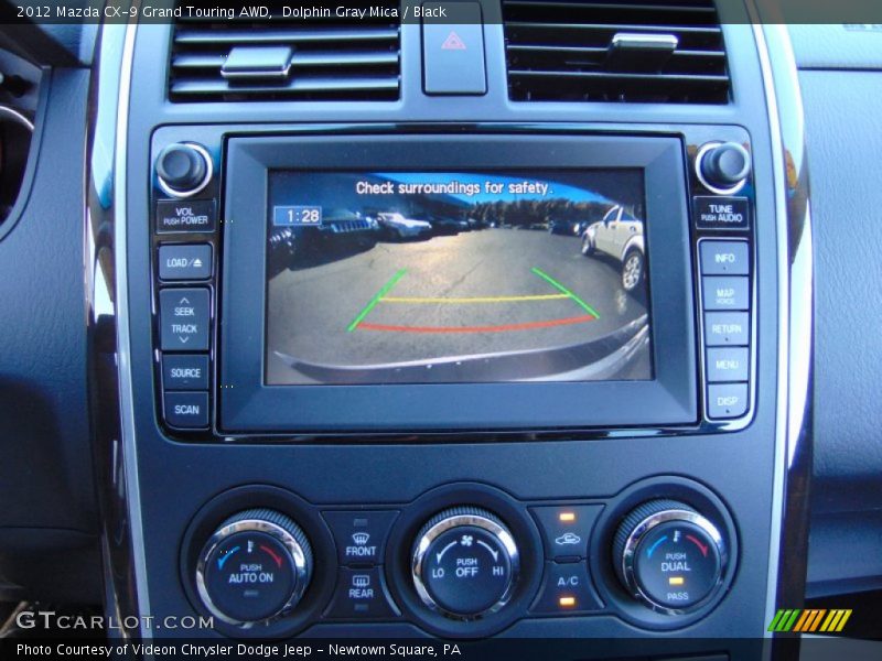 Dolphin Gray Mica / Black 2012 Mazda CX-9 Grand Touring AWD