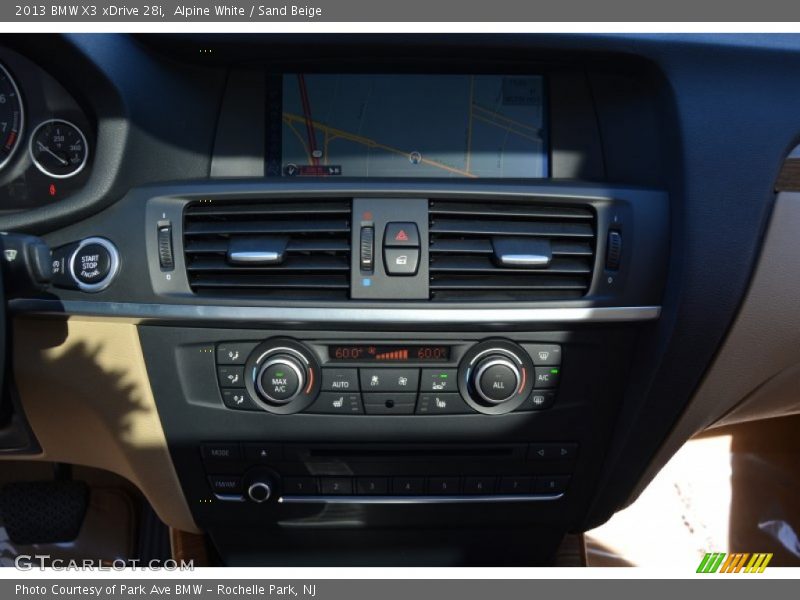 Alpine White / Sand Beige 2013 BMW X3 xDrive 28i