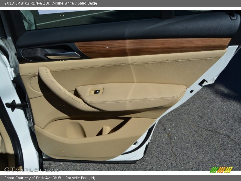 Alpine White / Sand Beige 2013 BMW X3 xDrive 28i