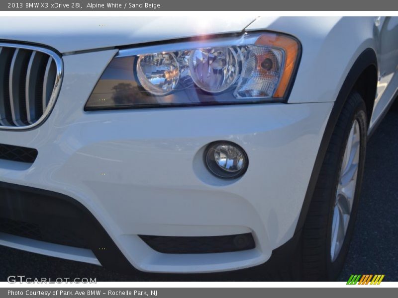 Alpine White / Sand Beige 2013 BMW X3 xDrive 28i