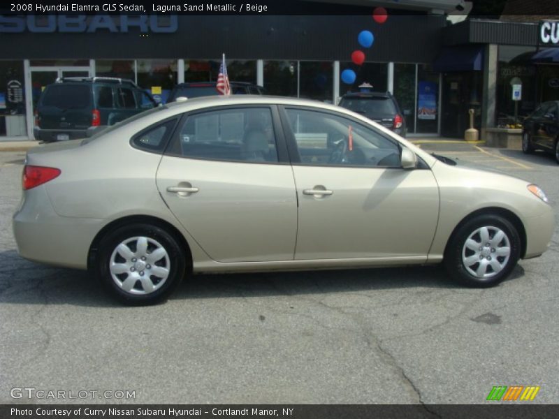 Laguna Sand Metallic / Beige 2008 Hyundai Elantra GLS Sedan