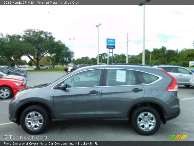 Polished Metal Metallic / Gray 2012 Honda CR-V LX
