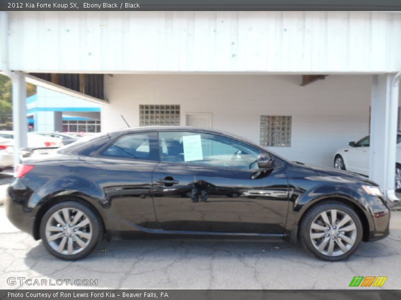 Ebony Black / Black 2012 Kia Forte Koup SX