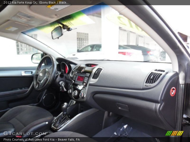 Ebony Black / Black 2012 Kia Forte Koup SX