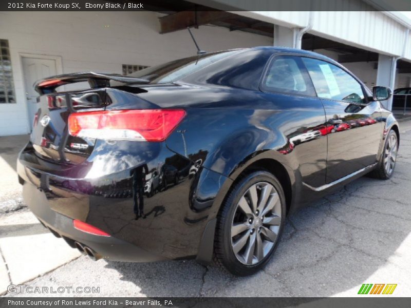 Ebony Black / Black 2012 Kia Forte Koup SX