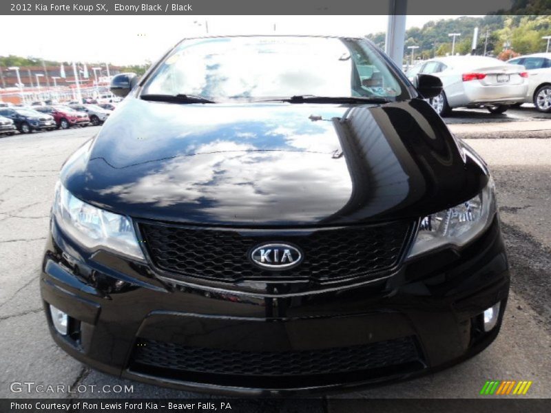 Ebony Black / Black 2012 Kia Forte Koup SX