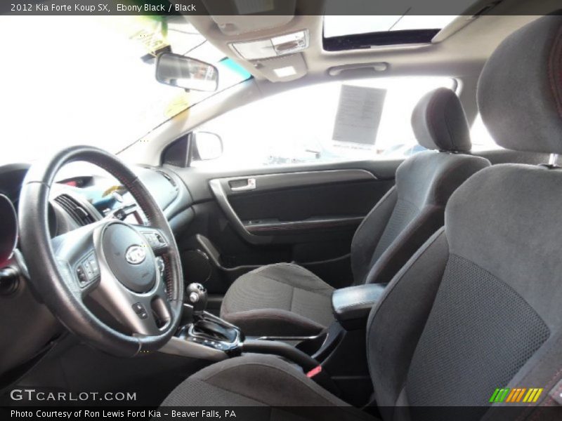 Ebony Black / Black 2012 Kia Forte Koup SX