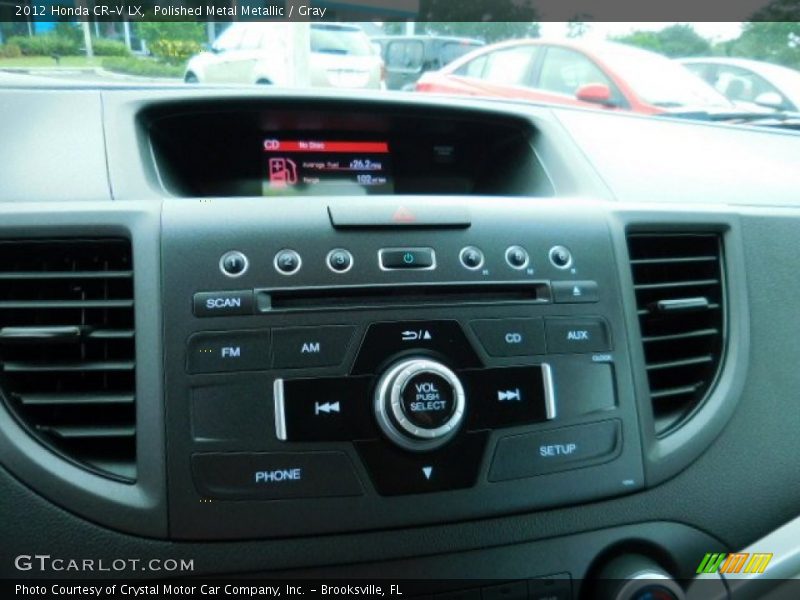 Polished Metal Metallic / Gray 2012 Honda CR-V LX