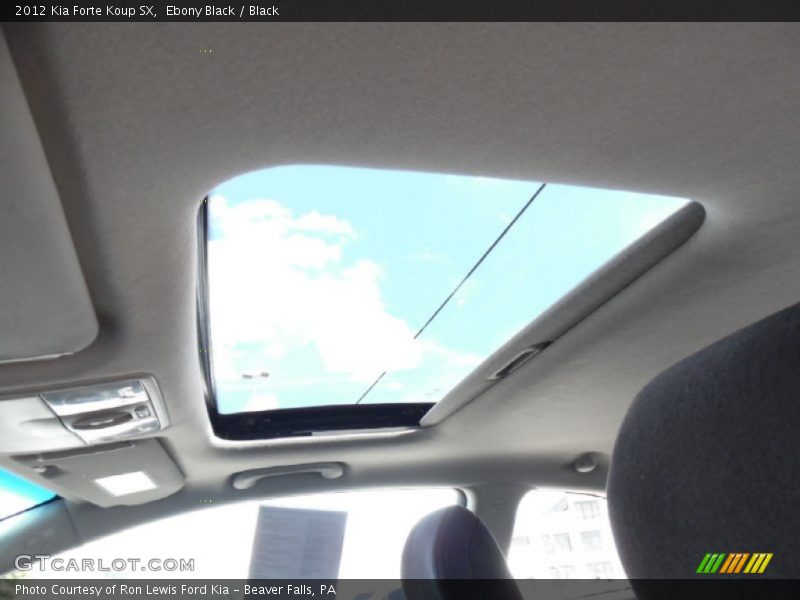 Ebony Black / Black 2012 Kia Forte Koup SX