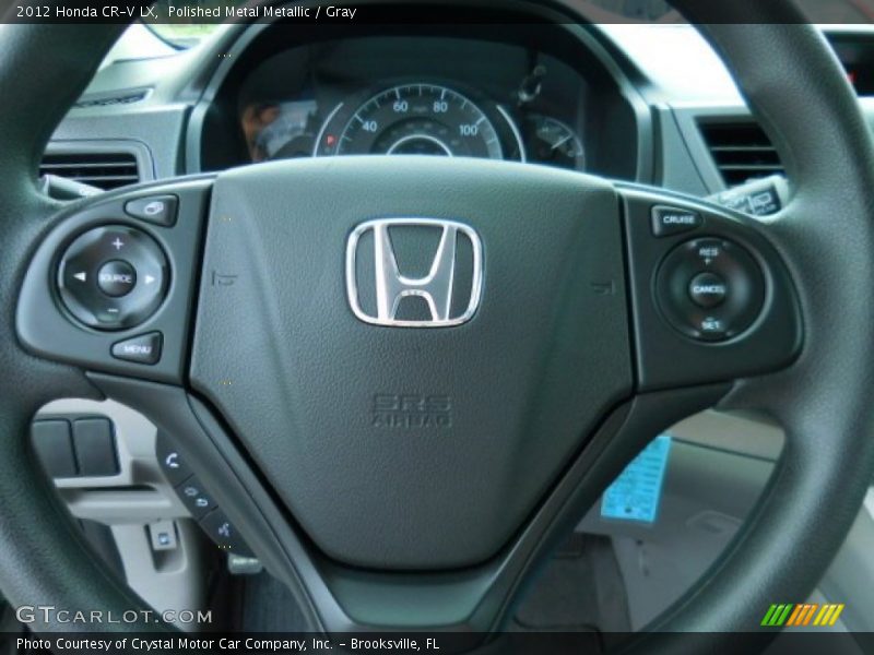 Polished Metal Metallic / Gray 2012 Honda CR-V LX
