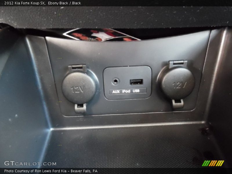 Ebony Black / Black 2012 Kia Forte Koup SX