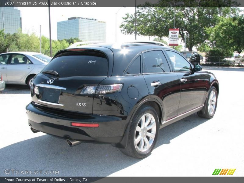 Black Obsidian / Graphite 2007 Infiniti FX 35 AWD