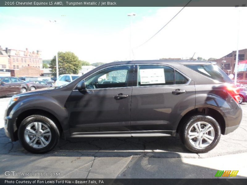 Tungsten Metallic / Jet Black 2016 Chevrolet Equinox LS AWD