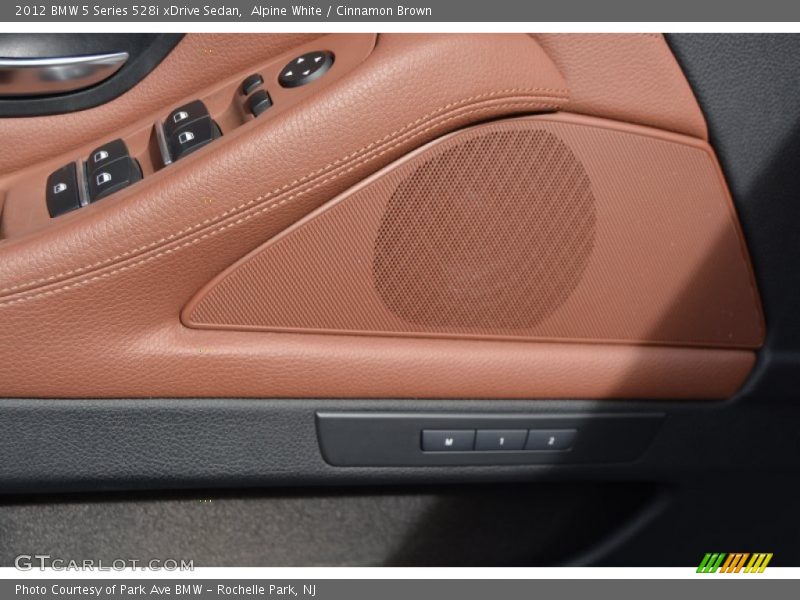 Alpine White / Cinnamon Brown 2012 BMW 5 Series 528i xDrive Sedan