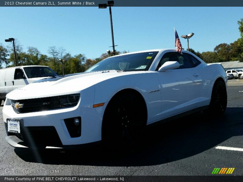 Summit White / Black 2013 Chevrolet Camaro ZL1