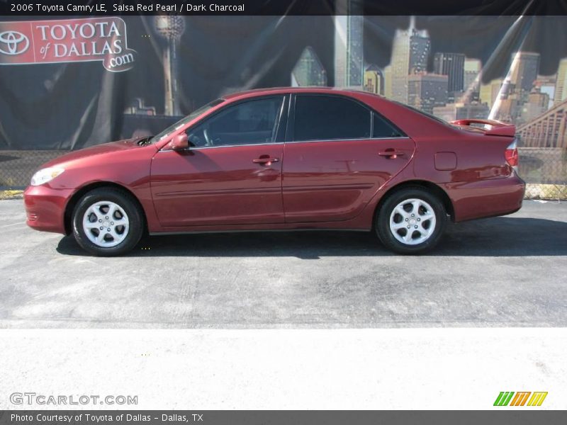 Salsa Red Pearl / Dark Charcoal 2006 Toyota Camry LE