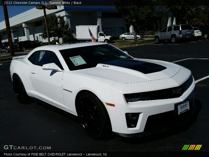 Summit White / Black 2013 Chevrolet Camaro ZL1