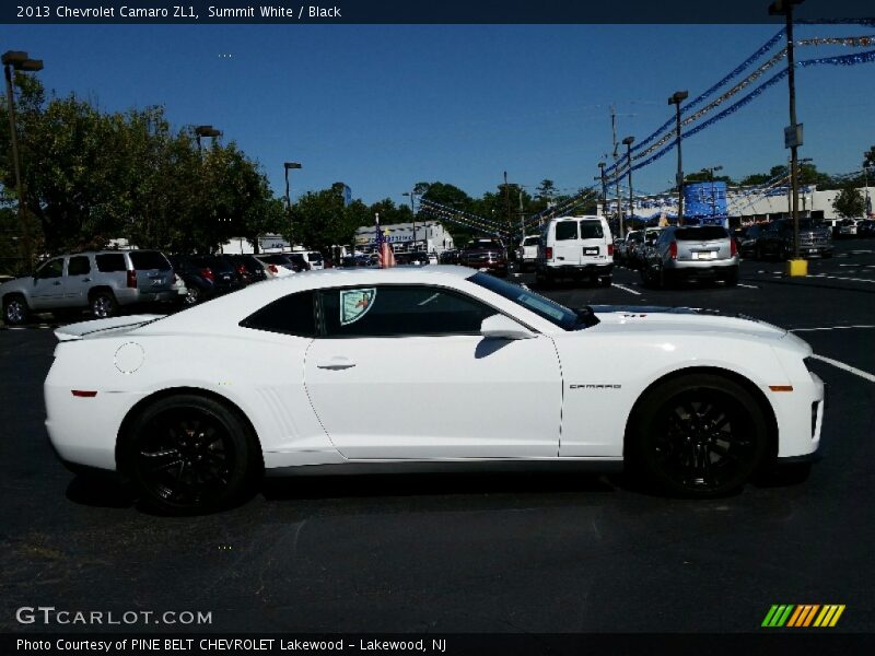 Summit White / Black 2013 Chevrolet Camaro ZL1