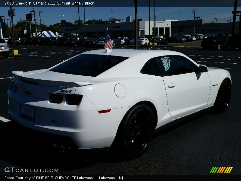 Summit White / Black 2013 Chevrolet Camaro ZL1