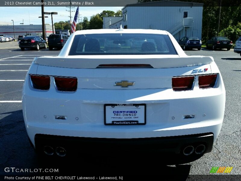 Summit White / Black 2013 Chevrolet Camaro ZL1