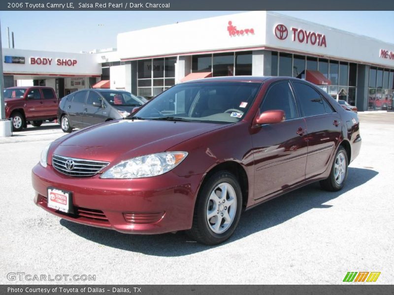 Salsa Red Pearl / Dark Charcoal 2006 Toyota Camry LE