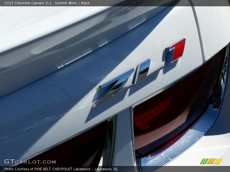 Summit White / Black 2013 Chevrolet Camaro ZL1