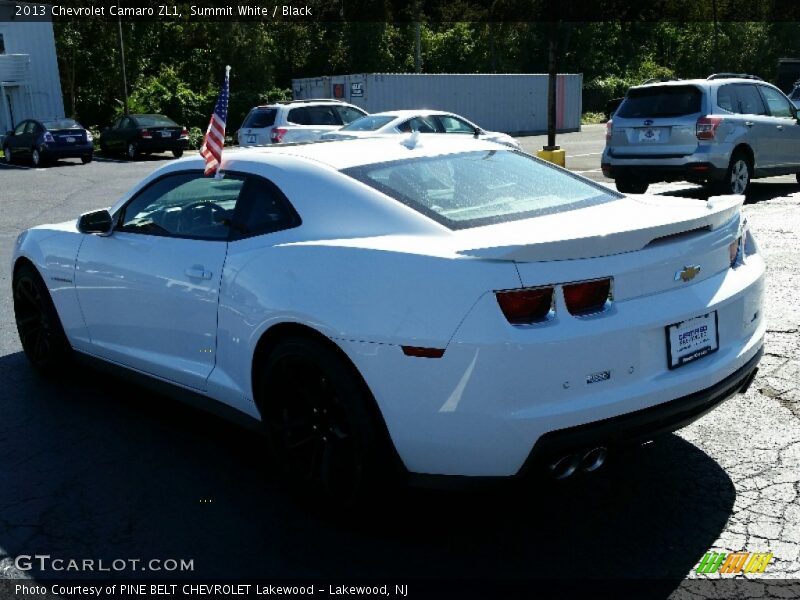 Summit White / Black 2013 Chevrolet Camaro ZL1