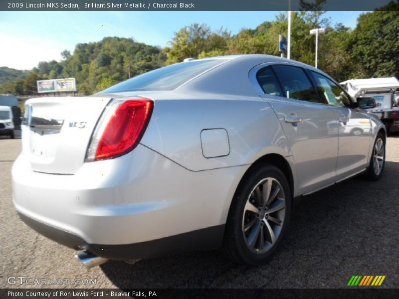 Brilliant Silver Metallic / Charcoal Black 2009 Lincoln MKS Sedan