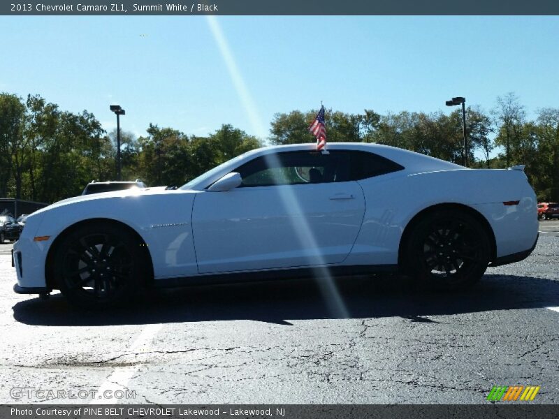 Summit White / Black 2013 Chevrolet Camaro ZL1