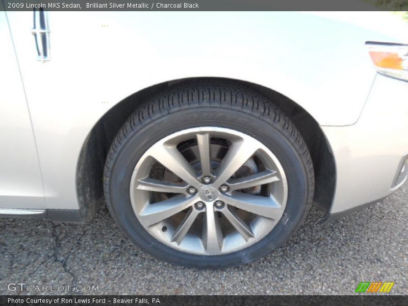 Brilliant Silver Metallic / Charcoal Black 2009 Lincoln MKS Sedan