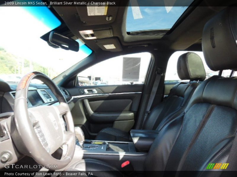 Brilliant Silver Metallic / Charcoal Black 2009 Lincoln MKS Sedan