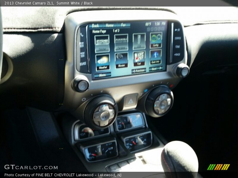 Summit White / Black 2013 Chevrolet Camaro ZL1