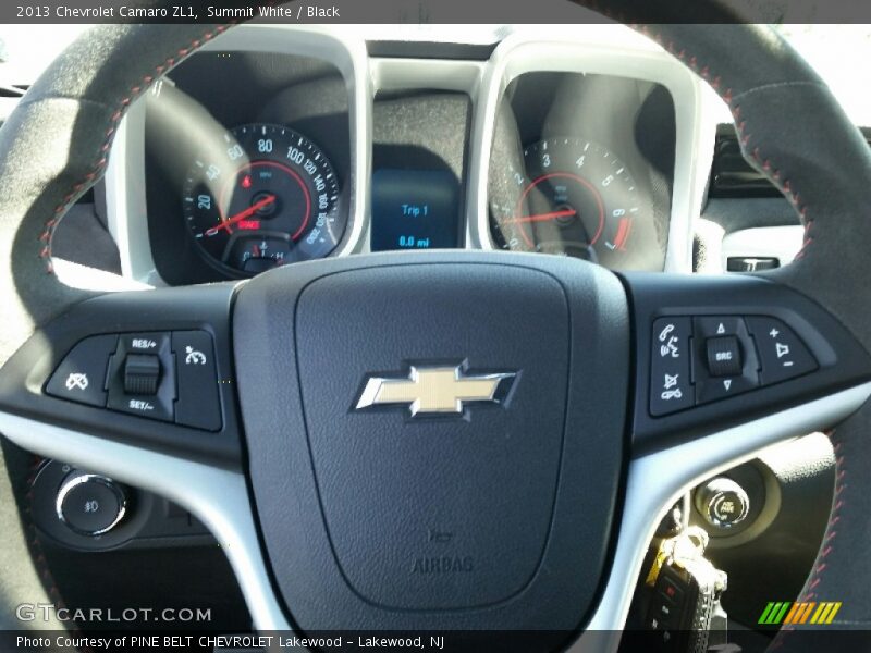 Summit White / Black 2013 Chevrolet Camaro ZL1