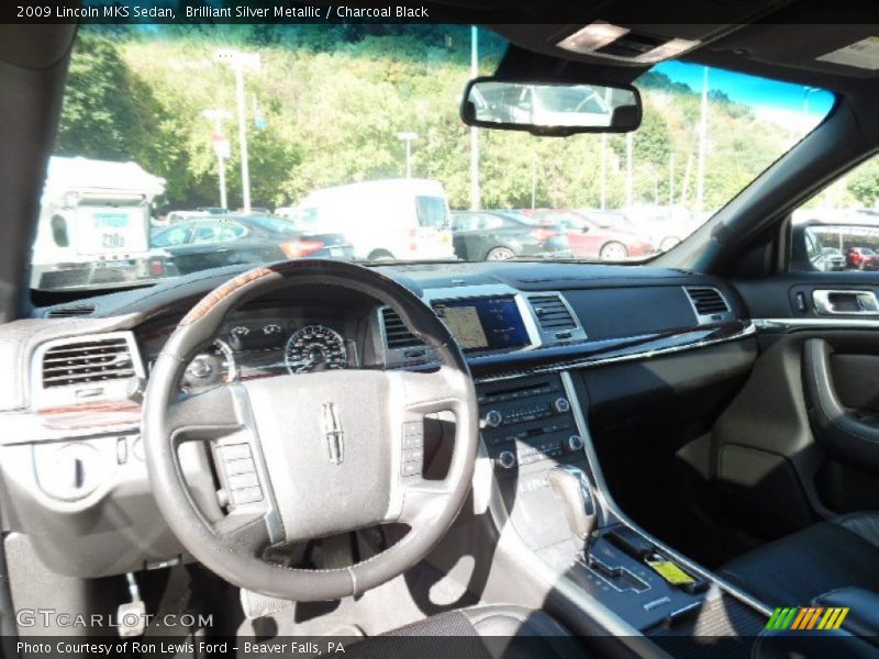 Brilliant Silver Metallic / Charcoal Black 2009 Lincoln MKS Sedan