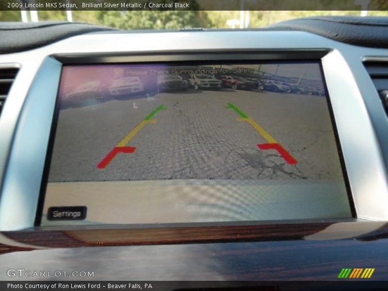 Brilliant Silver Metallic / Charcoal Black 2009 Lincoln MKS Sedan